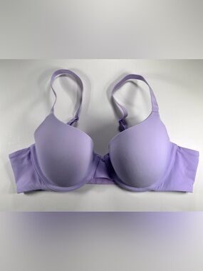 Knix Free Flex Demi Bra Everyday Minimalist Lavender Purple 36A
